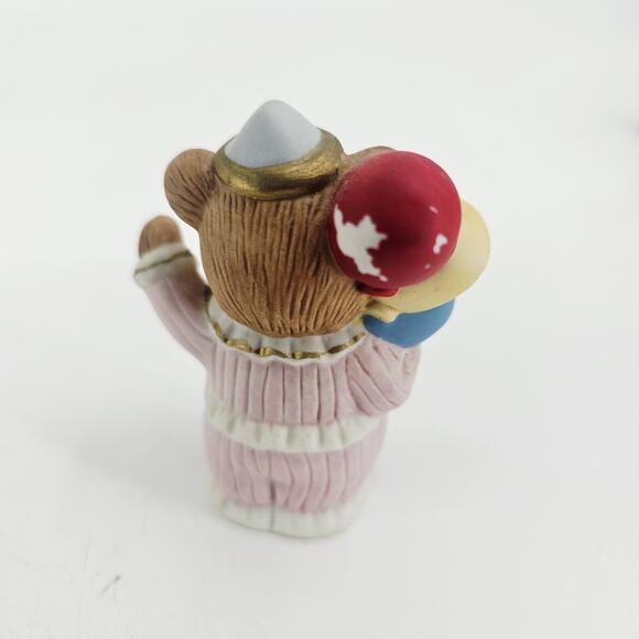 HOMCO Porcelain Clown Bear Figurine Series #1449 Bear with Balloons Carnival - Picture 3 of 6
